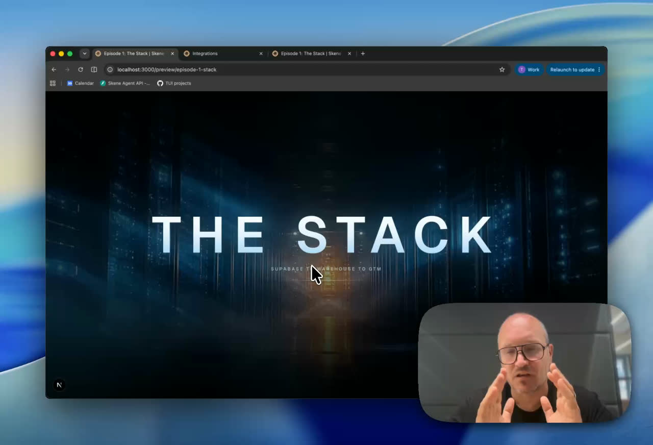 Opening frame of Episode 1: The stack